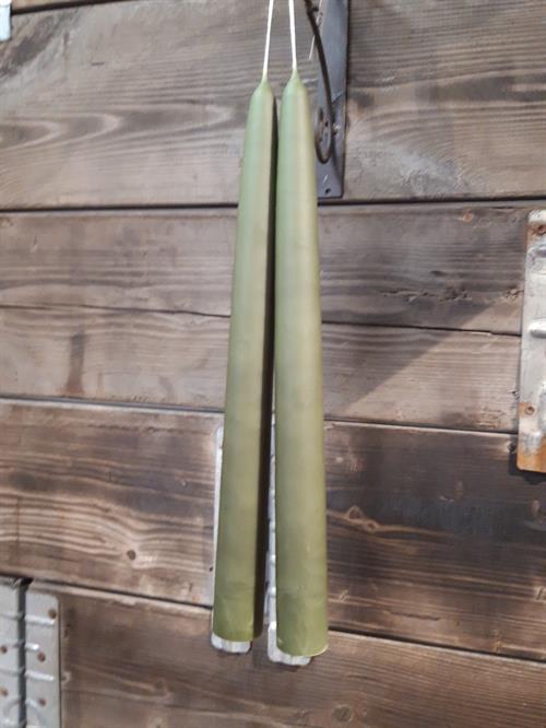 Dekorationslys, Oliven 40cm,  2 stk.